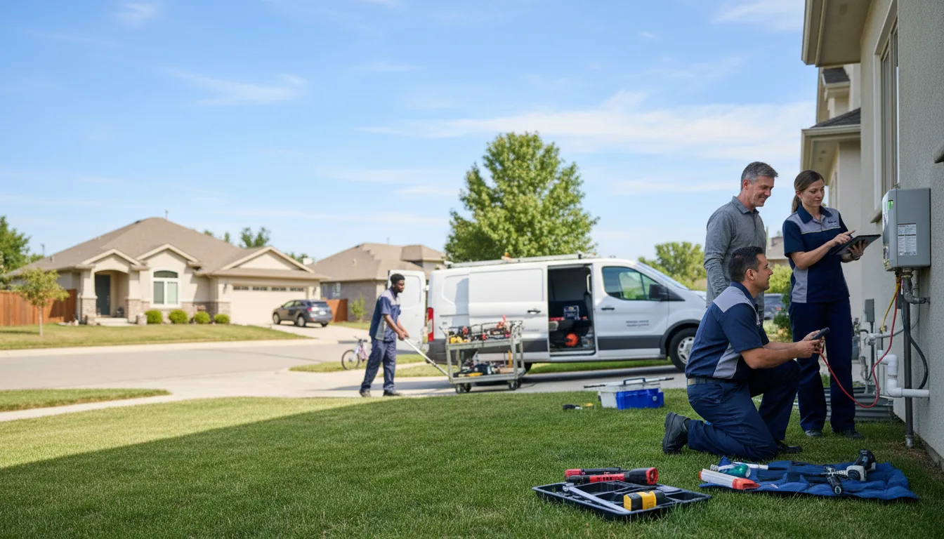 Tankless water heater service in Dover, PA